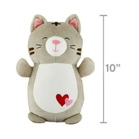 Squishmallows HugMees Tally Cat Plush 10" Gray Stuffed Animal - Picture 4 of 12